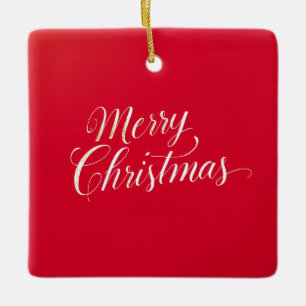Frohes neues Jahr Frohe Weihnachten Urlaubszeit Keramikornament