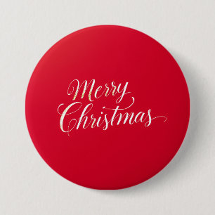 Frohes neues Jahr, fröhliche Weihnachten, Festtags Button