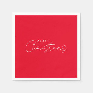 Frohes neues Jahr, fröhliche Weihnachten, Festtags Serviette