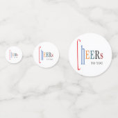 Frohes neues Jahr für Sie Feiern Party Konfetti (Rückseiten)