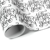 Frohes Neues Jahr Geschenkpapier (Rolleneckpunkt)
