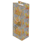 Frohes neues Jahr ! Geschenktüte Für Weinflaschen (Vorderseite Schrägansicht)