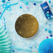 Frohes neues Jahr - Gold Paper Bowl Pappteller (Party)