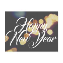 Frohes Neues Jahr in hellen Lichtern