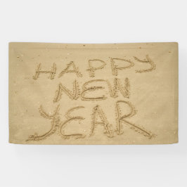 Frohes neues Jahr in Sand Banner