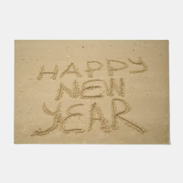 Frohes neues Jahr in Sand Fußmatte