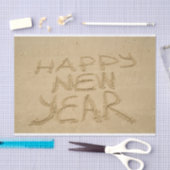 Frohes neues Jahr in Sand Seidenpapier (Handwerk)