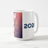 Frohes neues Jahr Kaffeetasse (VorderseiteRechts)