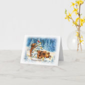 Frohes neues Jahr Karte (Gelbe Blume)