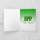 Frohes neues Jahr Karte (Innenseite)