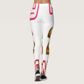 Frohes neues Jahr Leggings (Rückseite)