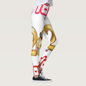 Frohes neues Jahr Leggings (Rechts)