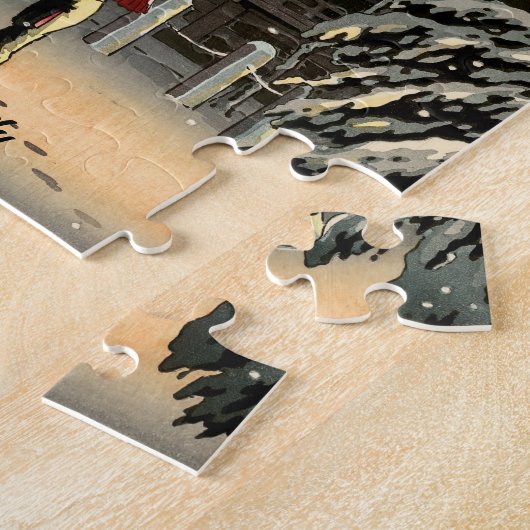 Frohes neues Jahr mit Koitsus Schnee bei Nezu Shri Puzzle (Seite)