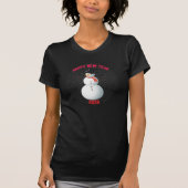 Frohes neues Jahr mit SnowMan 2025 Kleinkind-T - S T-Shirt (Vorderseite)