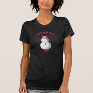 Frohes neues Jahr mit SnowMan 2025 Kleinkind-T - S T-Shirt