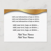 Frohes neues Jahr mit Umschlägen Postkarte (Rückseite)