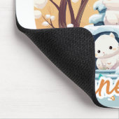 Frohes neues Jahr Mousepad (Ecke)