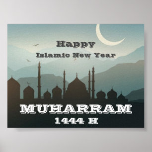 Frohes neues Jahr Muharram 1444 H Poster