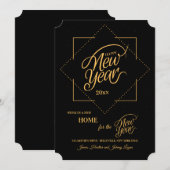 Frohes neues Jahr nach Ankündigung neuer Zuhause (Vorne/Hinten)