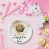 Frohes neues Jahr Pappteller (Party)