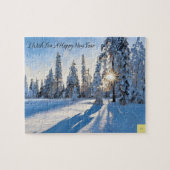 Frohes Neues Jahr Puzzle (Horizontal)