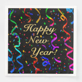 "Frohes Neues Jahr!" Serviette (Vorderseite)