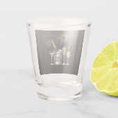 Frohes neues Jahr - Shot Glass Schnapsglas (Rückseite)