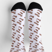 Frohes Neues Jahr Socken (Oben)