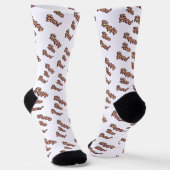Frohes Neues Jahr Socken (Gewinkelt)