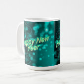 Frohes Neues Jahr Tasse (Vorderseite Links)