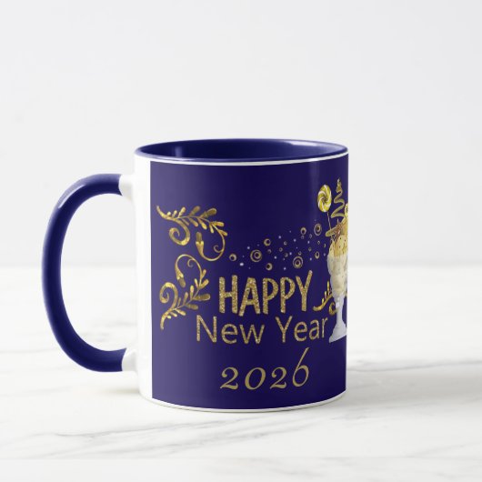 Frohes neues Jahr Tasse (Links)