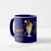 Frohes neues Jahr Tasse (Vorderseite Links)