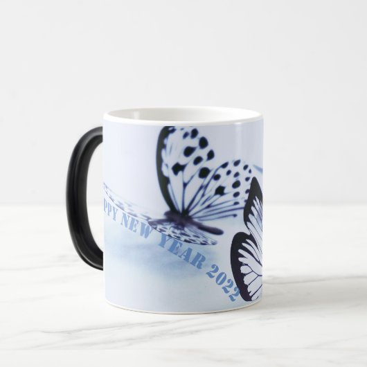 Frohes neues Jahr - Tasse 2024 (Vorderseite Links)