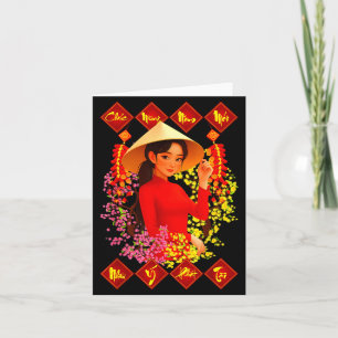 Frohes neues Jahr Tet Binh Ngo 2026 Vietnamesische Karte