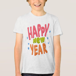 Frohes neues Jahr Tri-Blend Shirt