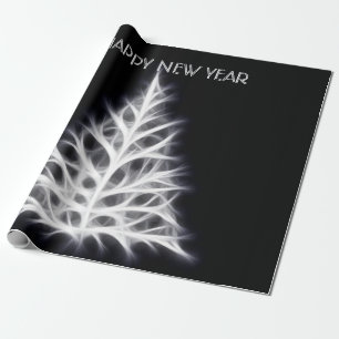 Frohes neues Jahr und gesegnet verpacken Papier Geschenkpapier