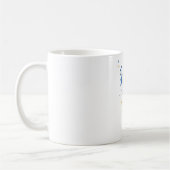 Frohes neues Jahr Wasserfarbe Kaffeetasse (Links)