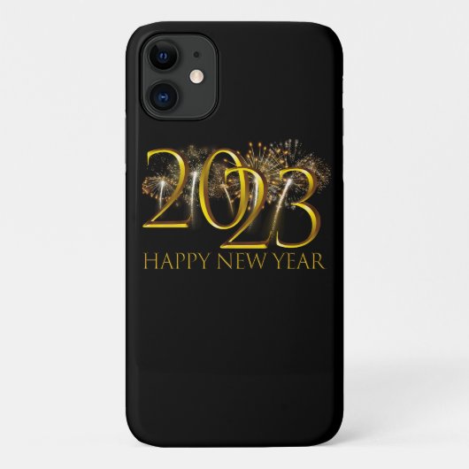 Frohes Neujahr 2023 Silvester Party Supplies Case-Mate iPhone Hülle (Rückseite)