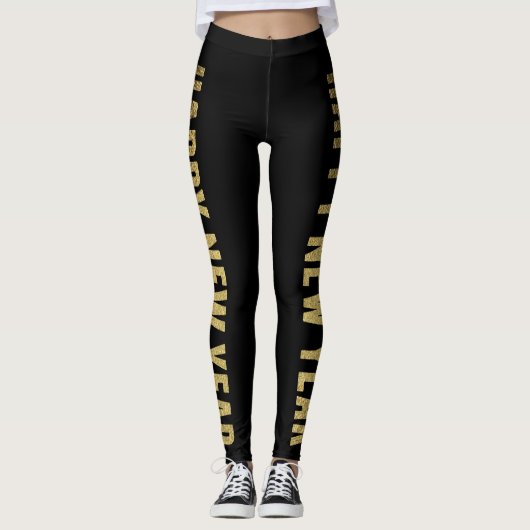 Frohes Neujahr LEGGINGS (Vorderseite)