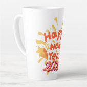Frohes Neujahr Tasse 2025 (Linke Ecke)