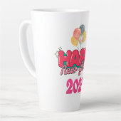 Frohes Neujahr Tasse 2025 (Linke Ecke)