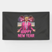 Frohes Neujahr - Trump-Resolution 2025 Banner (Horizontal)