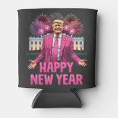 Frohes Neujahr - Trump-Resolution 2025 Dosenkühler (Vorderseite)