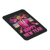 Frohes Neujahr - Trump-Resolution 2025 Magnet (Rechte Seite)