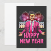 Frohes Neujahr - Trump-Resolution 2025 Save The Date (Vorne/Hinten)