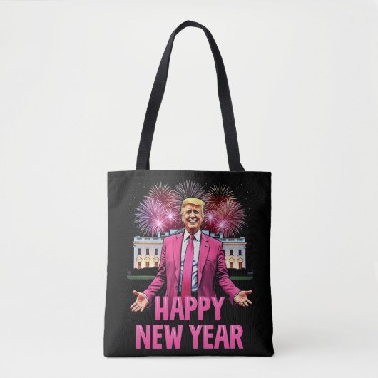 Frohes Neujahr - Trump-Resolution 2025 Tasche (Vorderseite)