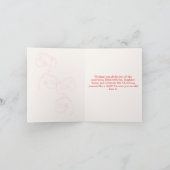 Frohes Neujahr Typografie Einladung (Innenseite)