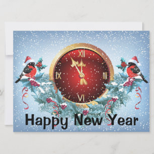 Frohes Neujahrs-Festtagskarten Feiertagskarte