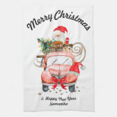 Frohes Neujahrs-Weihnachtsgeschenk für Ehefrau Geschirrtuch (Vertikal)