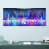 Frohes Neujahrsbanner Banner (Messe)